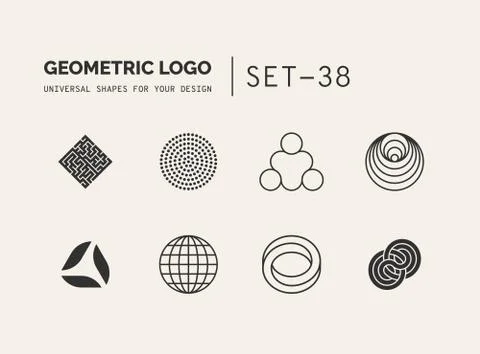 Universal shapes for your design Stock Illustration