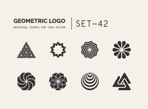 Universal shapes for your design Illustrazione stock