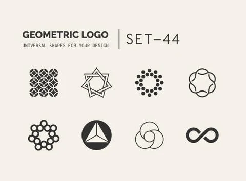 Universal shapes for your design Illustrazione stock
