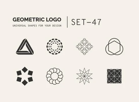 Universal shapes for your design Stock Illustration