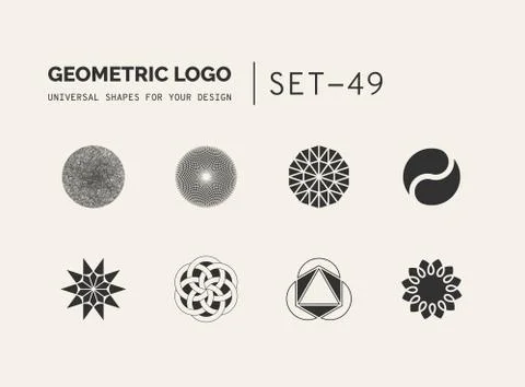 Universal shapes for your design Illustrazione stock