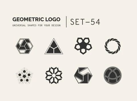 Universal shapes for your design Illustrazione stock