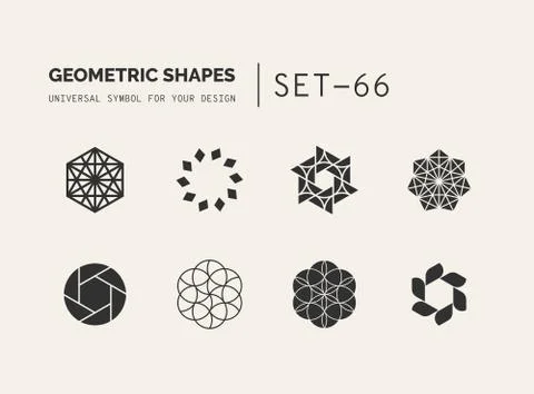 Universal shapes for your design Stock Illustration