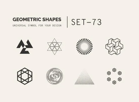 Universal shapes for your design Stock Illustration