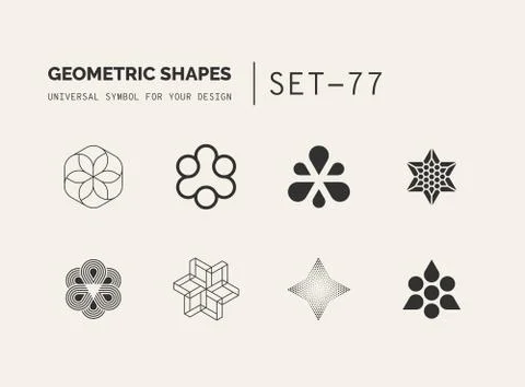 Universal shapes for your design Stock Illustration