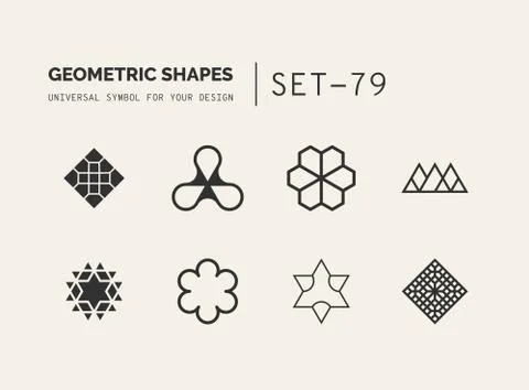 Universal shapes for your design Stock Illustration