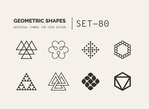 Universal shapes for your design Stock Illustration