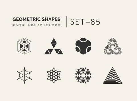 Universal shapes for your design Stock Illustration