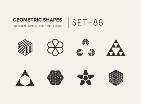 Universal shapes for your design Stock Illustration