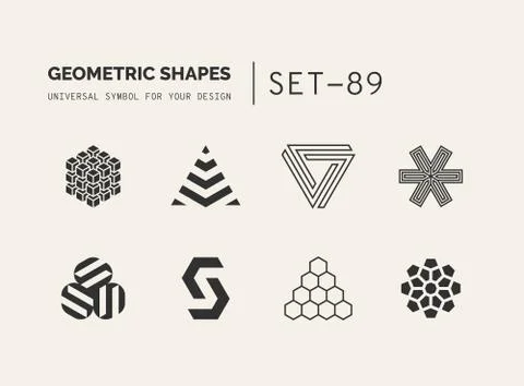 Universal shapes for your design Stock Illustration