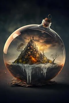 Universal solvent Stock Illustration