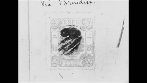 Universal stamp was made to prevent confusion of individual state stamps, 1961 Stock Footage 167251980