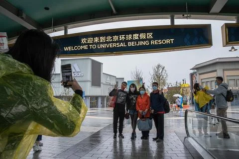 Universal Studios Beijing opening, China - 20 Sep 2021 Stock Photos