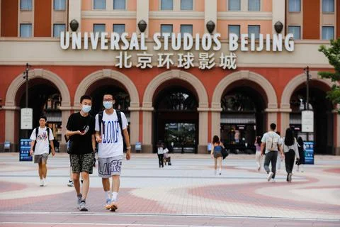 Universal Studios Beijing reopens amid easing of COVID-19 restrictions, China -  Stock Photos