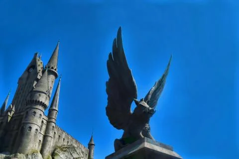 Universal Studios Castle Stock Photos