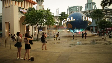 Universal Studios globe Video stock 90647916