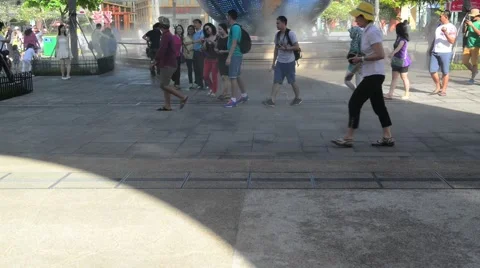 Universal Studios on January 13, 2015 in Sentosa island, Singapore Stock Footage 49724630