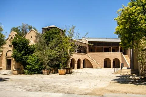 Universal Studios theme park back lot and rides Stock Photos