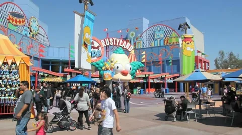 Universal Studios theme park Stock Footage 8548628