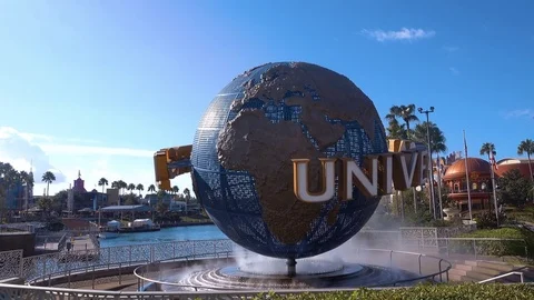 Universal Studios, World in Orlando park, Florida Stock Footage