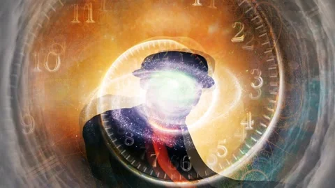 Universal Time Wrap – Cosmic Time-Lapse Showing Passage of Time Across Space Stock Footage 312775914