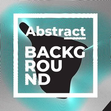 Universal trend geometric shape with text template. Stock Illustration