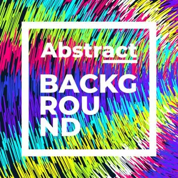 Universal trend geometric shape with text template. Stock Illustration