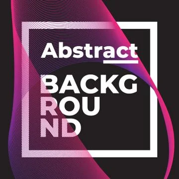 Universal trend geometric shape with text template. Stock Illustration