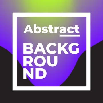 Universal trend geometric shape with text template. Illustrazione stock