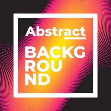 Universal trend geometric shape with text template. Stock Illustration