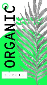 Universal trend Poster Background with bright bold geometric composition Stock Illustration