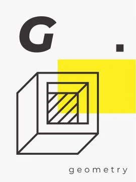 Universal trend poster. Linear geometric shapes set with halftone elements Illustrazione stock