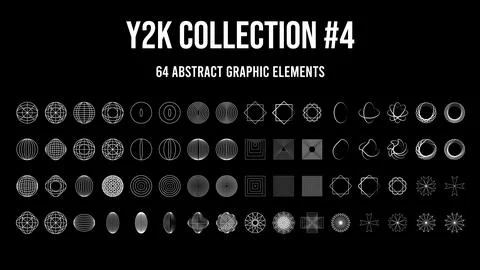Universal trendy geometric linear shapes set Illustrazione stock