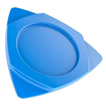 Universal Triangle Plastic Pry Opening Tool. 3D rendering Ilustração Stock