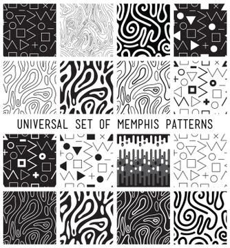 Universal vector lineal geometric seamless pattern Stock Illustration