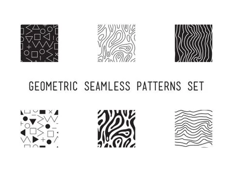 Universal vector lineal geometric seamless pattern Stock Illustration