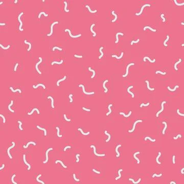 Universal vector seamless pattern of simple elements Illustrazione stock