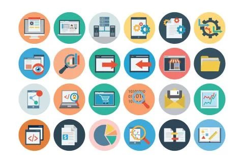 Universal Web Icons Stock Illustration