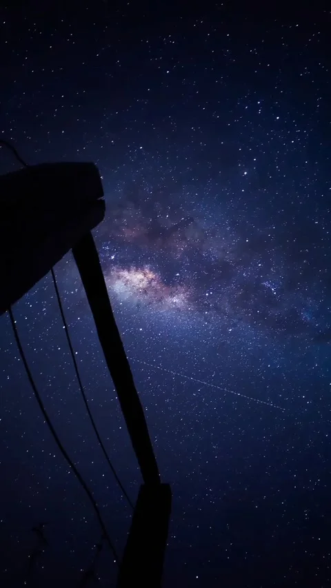 Universe background at night Stock Footage 327065934