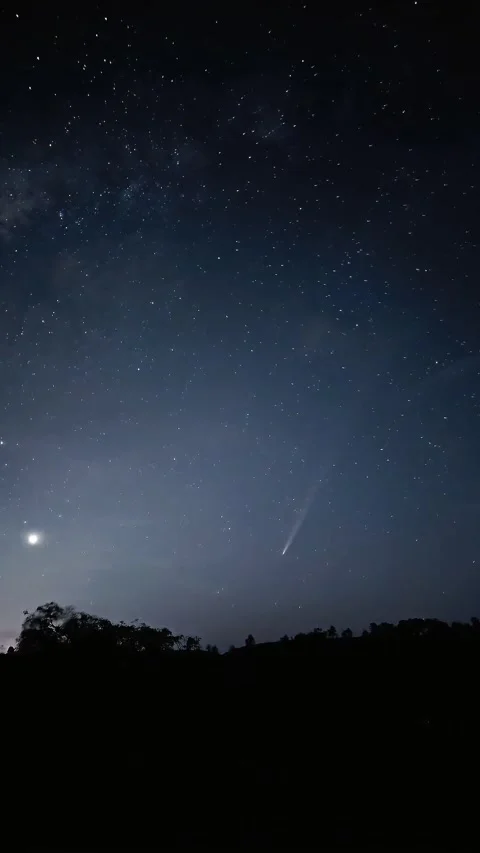 Universe background at night Stock Footage 327066518