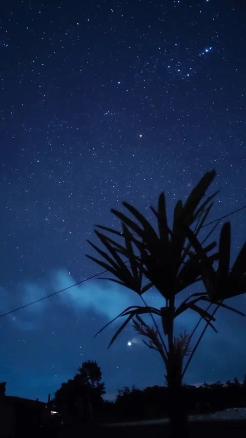 Universe background at night Video stock 327066977