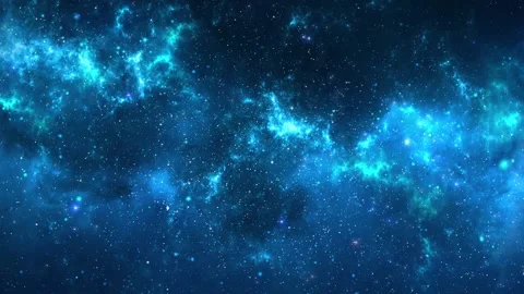Universe blue Stock Footage
