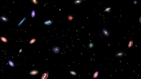 Universe Fly-through Stock Footage 90974717