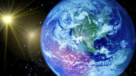Universe glare 720 Stock Footage 8559569