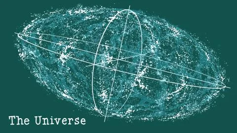 The Universe Illustrazione stock