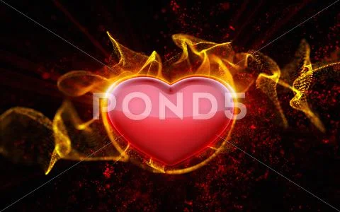 Universe of love Stock Illustrationen