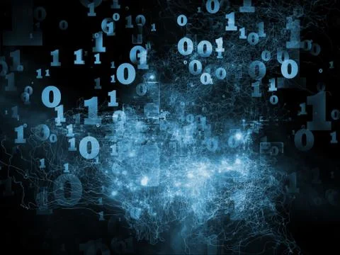 Universe of Numbers Stock Illustration