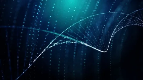 Universe particles science background Video stock 71647987