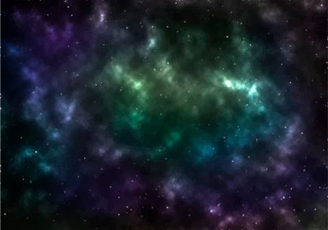 Universe space vector illustration Stock Illustration