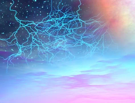 Universe storm Stock Illustration